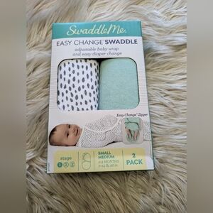 NEW Swaddle Me Easy Change Swaddle Wrap 2 pk